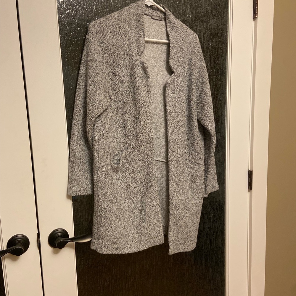 Zara Grey Sweater-Coat - Picture 2 of 5